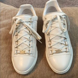 Balenciaga white Leather sneakers